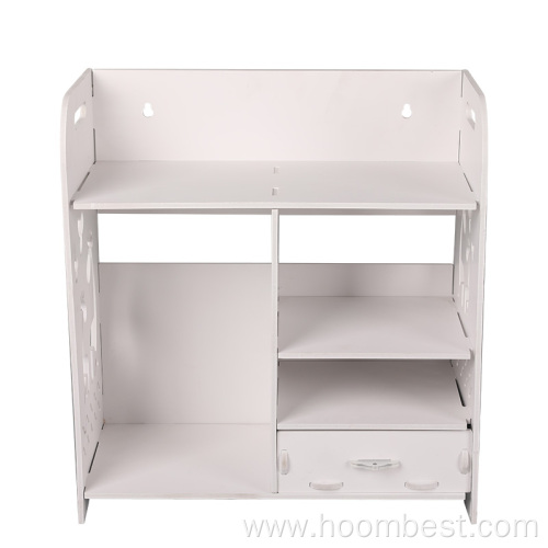 Organization Holder Shelf with drawer Transparent Desktop